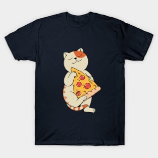 Cat and Pizza T-Shirt